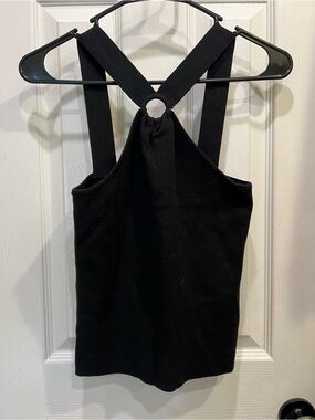 Black tank top loft